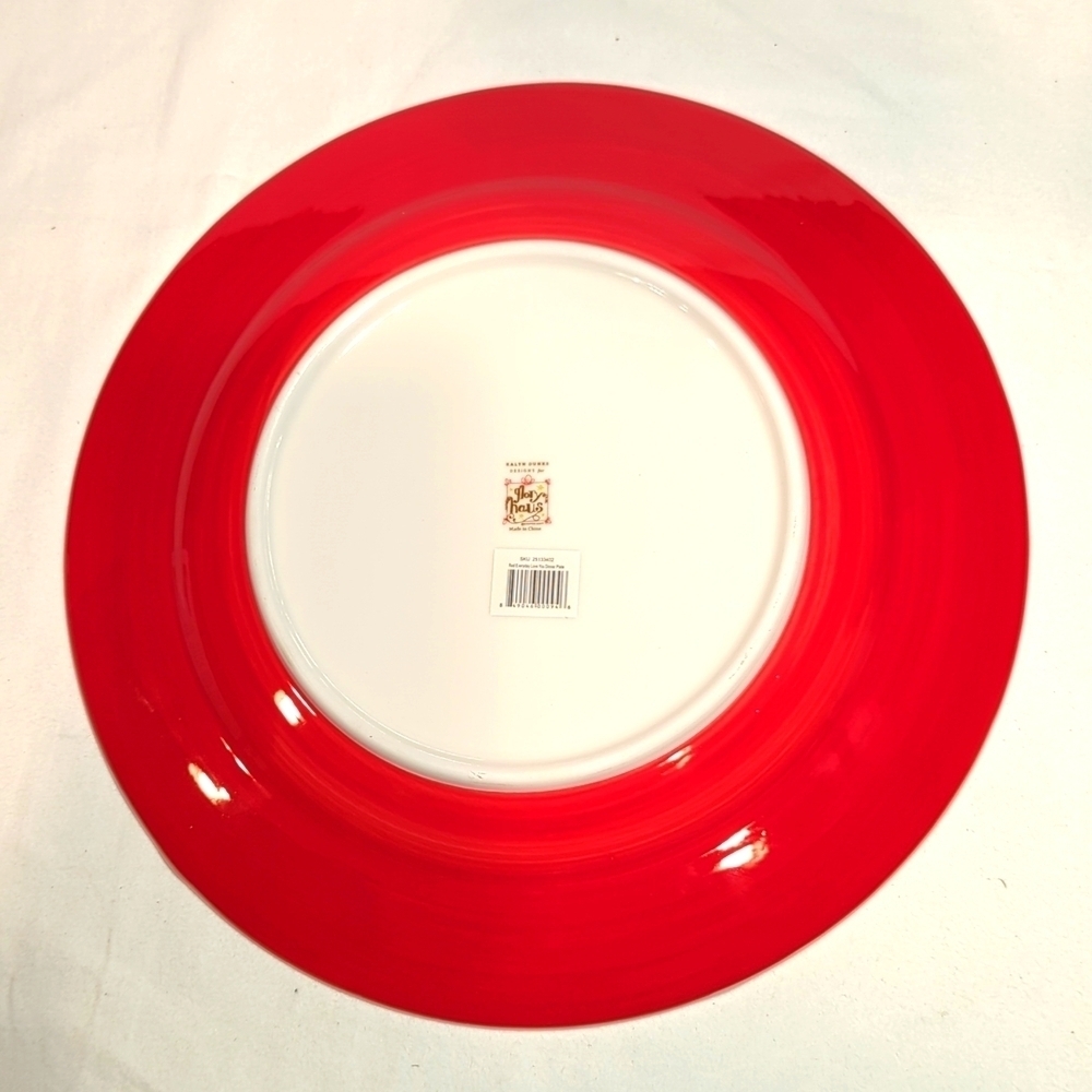 i love you everyday Plate, Kalyn Dunks Designs for Glory Haus, Red - Picture 2 of 5